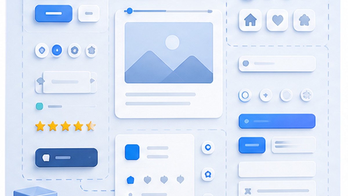 Product design system article illustration