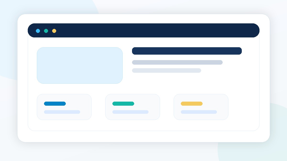 Industrial corporate website mockup