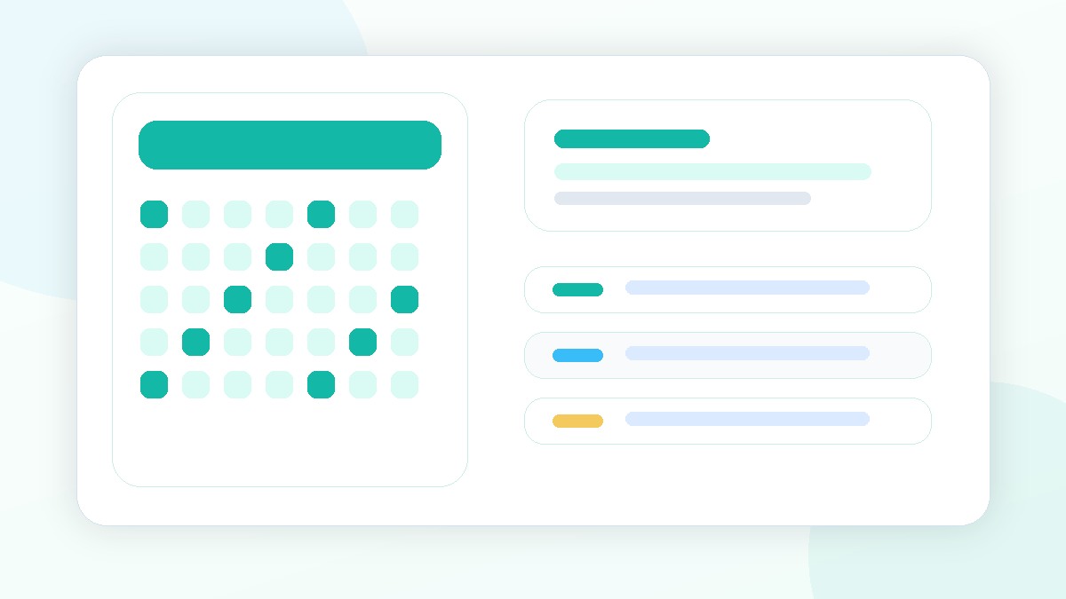 Healthcare booking product mockup